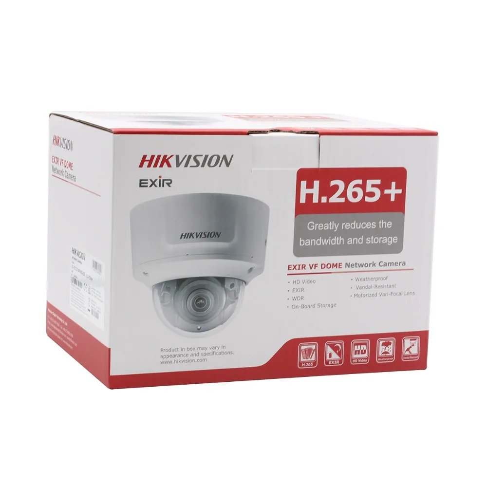 HIKVISION Vari focal 2 8 12 мм 4K купольная ip камера DS 2CD2785FWD IZS 8MP видео наблюдение POE CCTV H.265 IR