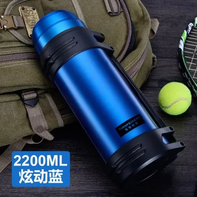 M 2200ml Горячо! Термос с изоляцией из нержавеющей стали, 1л/2л/3Л, Термокружка для путешествий, кофейные кружки, термовакуумная бутылка для воды, Термокружка - Цвет: M 2200ml