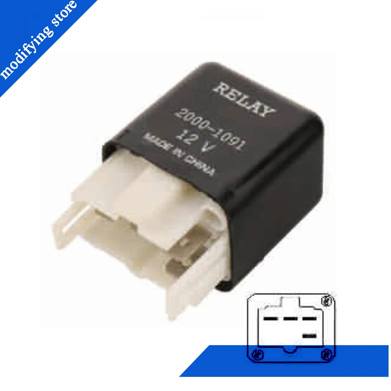 0568001140 for 536-Mazda 2 3 6 5 RX7 Premacy 4-PIN Black Relay B69F Denso 056800-1140 Japan 12V | Автомобили и мотоциклы