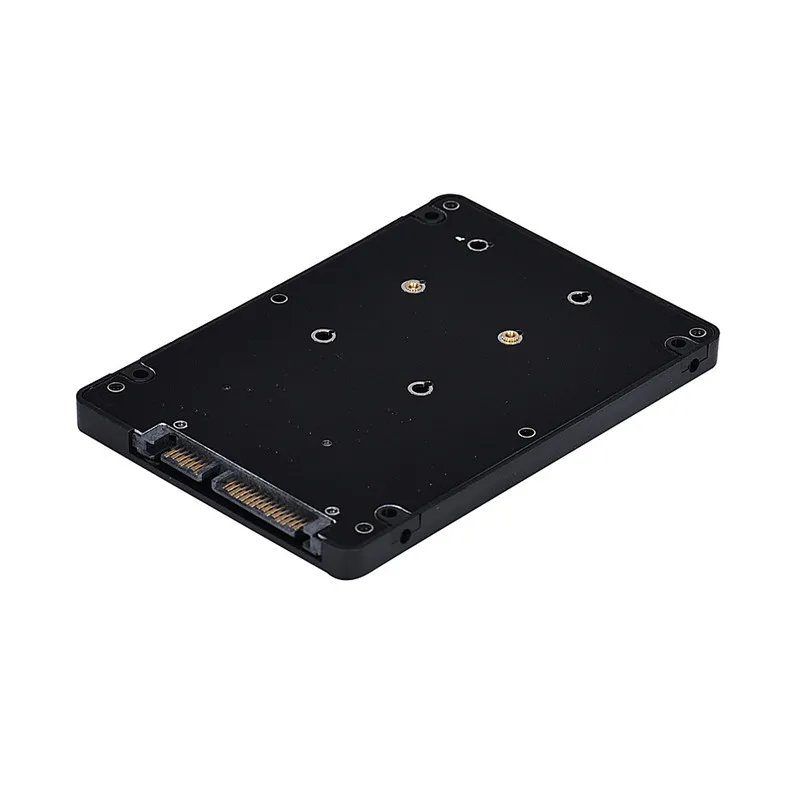 

Hot Brand 2017 Mini pcie mSATA SSD To 2.5Inch SATA3 Adapter Card With Case Black Color