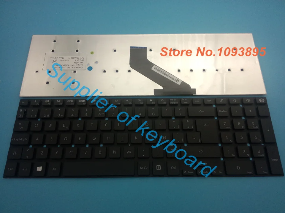 

Original NEW Spanish keyboard For packard Bell Easynote TS13 TS13hr TS11 TS11hr TS44 LS11 LS13 LS44 laptop Spanish keyboard