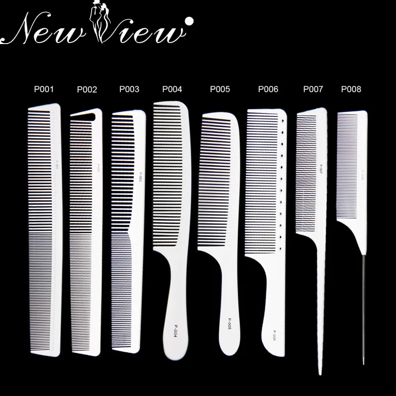 1 Set Hairdressing Comb Professional Carbon Hair Cutting Combs Antistatic Tail Comb For Barber Hairdresser Styling