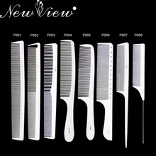 1 Set Hairdressing Comb Professional Carbon Hair Cutting Combs Antistatic Tail Comb For Barber Hairdresser Styling