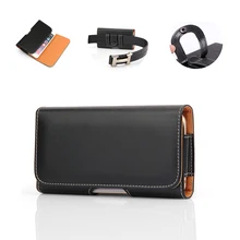 Чехол для телефона на ремне для смартфона Red mi Note 7 5 mi A1 A2 lenovo z6 Pro Чехол на ремне с зажимом для мобильного телефона черный кожаный чехол