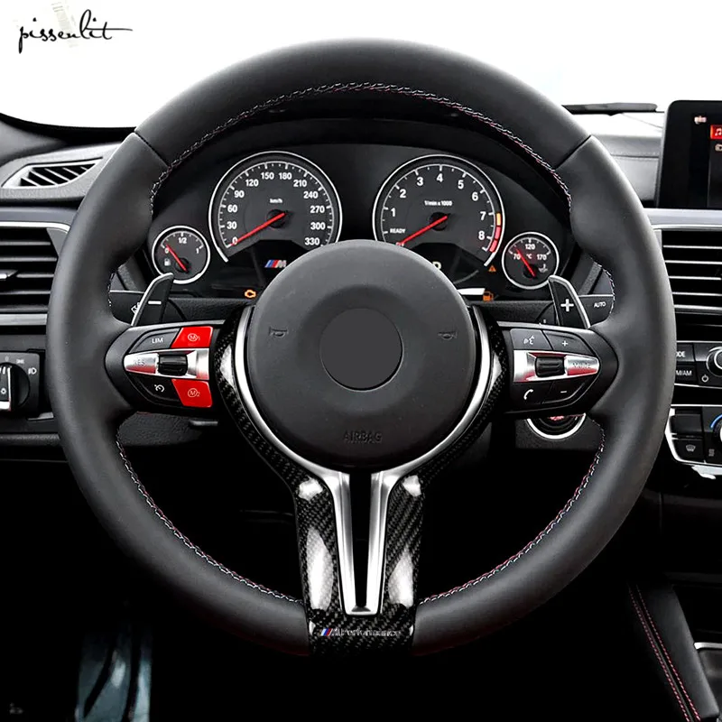 Рулевое колесо M M1 M2 кнопка переключателя Крышка для BMW M3 M4 M5 M6 X5M X6M F80 F82 F83 F10 F06 F15 F16 &