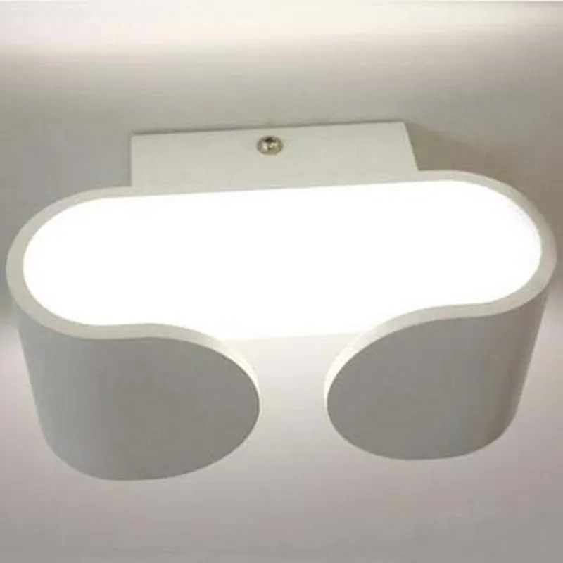 

Originality Simple 6w led Aluminum wall lamp Led Chip bedside lamp White hotel engineering lamp Corridor bedroom light