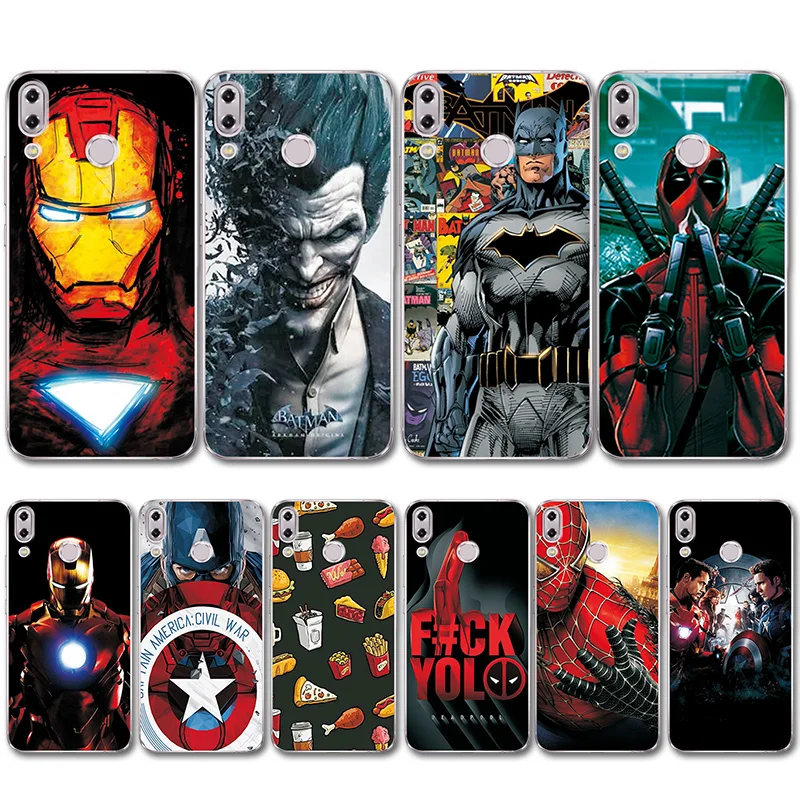 

Captain America Cover For Asus Zenfone 5z ZS620KL Novelty TPU Painted Phone Case Funda Zenfone 5 ZE620KL Case Zenfone 5 ZE620KL