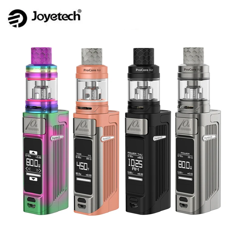 

Original Joyetech ESPION Solo Kit with 21700 Battery 80W ESPION Box Mod Vape 4.5ml Procore Air Atomizer