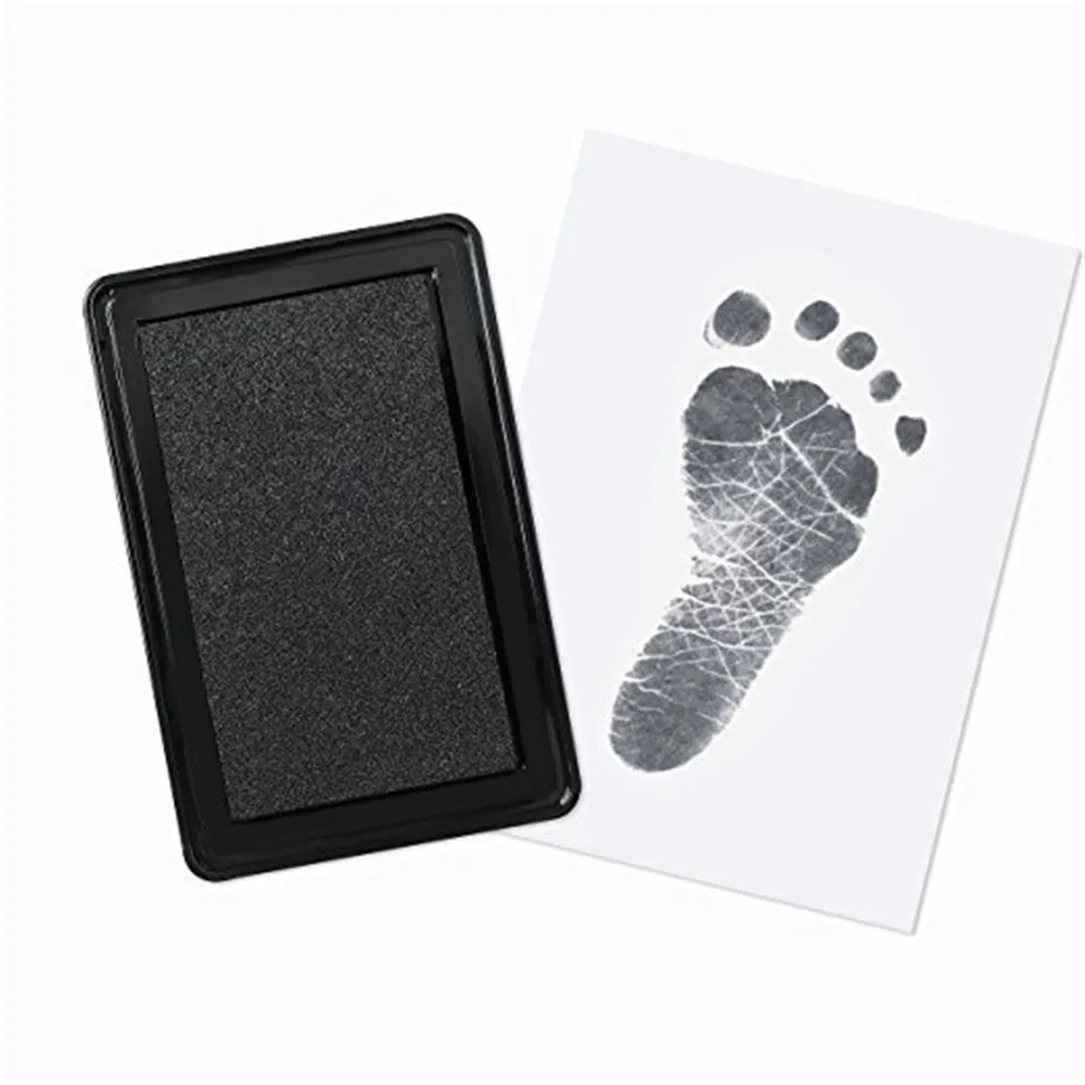 

Newborn Non-Toxic Baby Handprint Footprint Pad Safe Clean Clean Touch Ink Pad Photo Easy To Operate Memorable Gifts