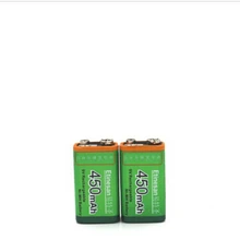 2pcs ETINESAN 9v 450mAh ni-mh перезаряжаемые батареи использовать камеры игрушки фонарик беспроводная клавиатура, мышь, часы игрушечный рожок, вентилятор