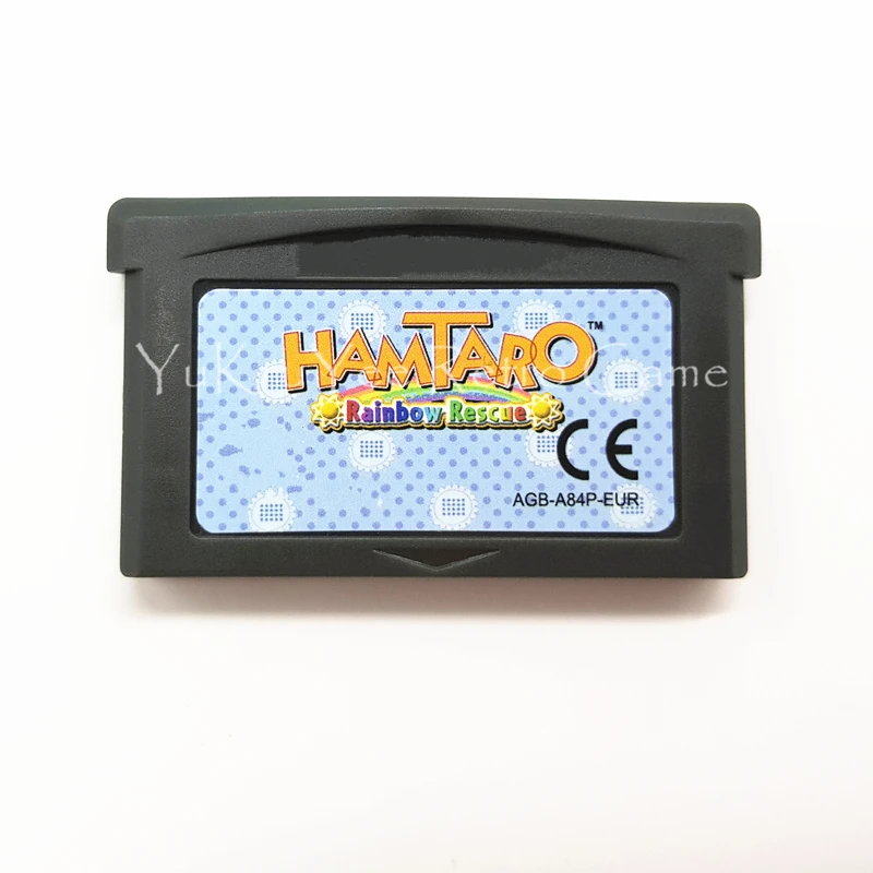 

Hamtaro Rainbow Rescue Video Game Memory Cartridge Card for 32 Bit Console Accessories EU Sticker Version