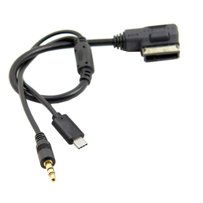 

Biurlink Micro USB to AMI Media Extend AUX Cable Adapter For Audi A4 A6 A7 Q3 Q5 Q7 for Android Smart Phone