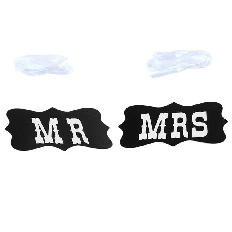1 Набор сделай сам бумажная доска Mr Mrs + ленточный знак фотобудка Свадебная