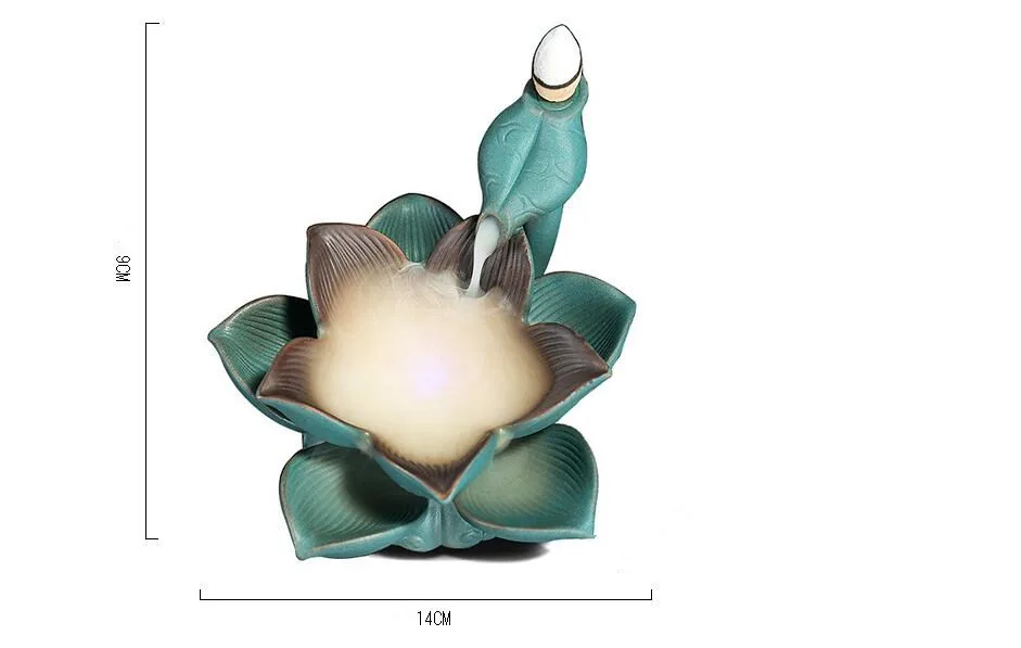 Керамика Led горелка для благовоний в виде лотоса