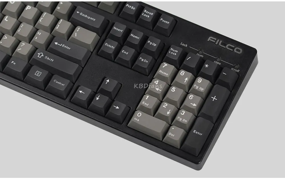 KBDfans новое поступление черный серый смешанный Dolch толстый PBT двойная съемка 87/106 колпачки Вишневый профиль колпачки для механической клавиатуры