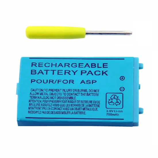 

700mAh Rechargeable Lithium-ion Battery + Tool Pack Kit for Nintendo GBA SP