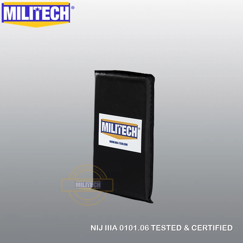 MILITECH 6 ''x 10'' пара арамидных баллистических панель пуленепробиваемые пластины вставки бронежилет широкий пояс боковая панель NIJ уровень IIIA 3A