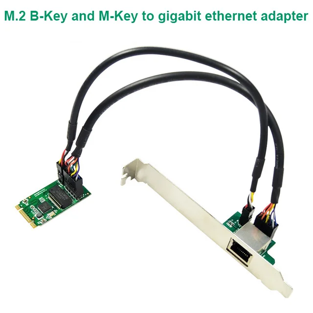 M.2 B-ключ и М-ключ к 1 порт 10/100/gigabit ethernet 1000 Мбит сетевой карты Realtek 8111 Чипсет