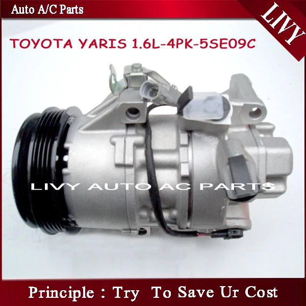 5se09c Car a/c compressor for Toyota Yaris 2007 2009 447220 8465 447180