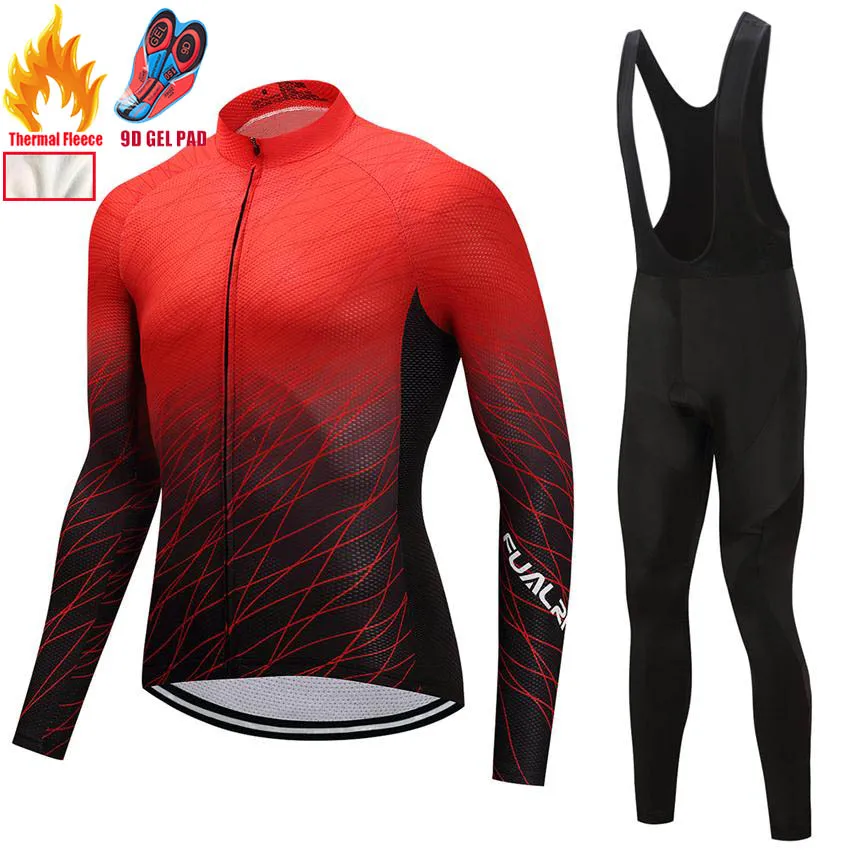 

XS-3XL 2018 Ropa Ciclismo Invierno Hombre Winter Cycling Clothing Thermal Fleece MTB Bike Cycling Jersey Mens Sports Suits DT12