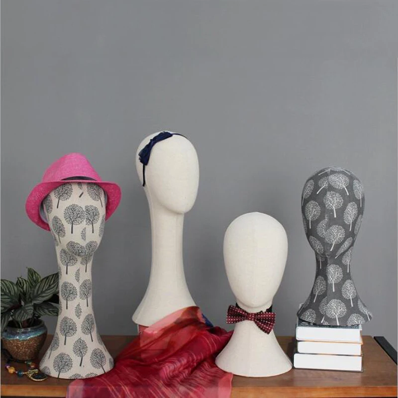 

High-end Quality Window Display Mannequin Head Stand For Styling Hat Wig Scarf Display Female Mannequin Head Male-A