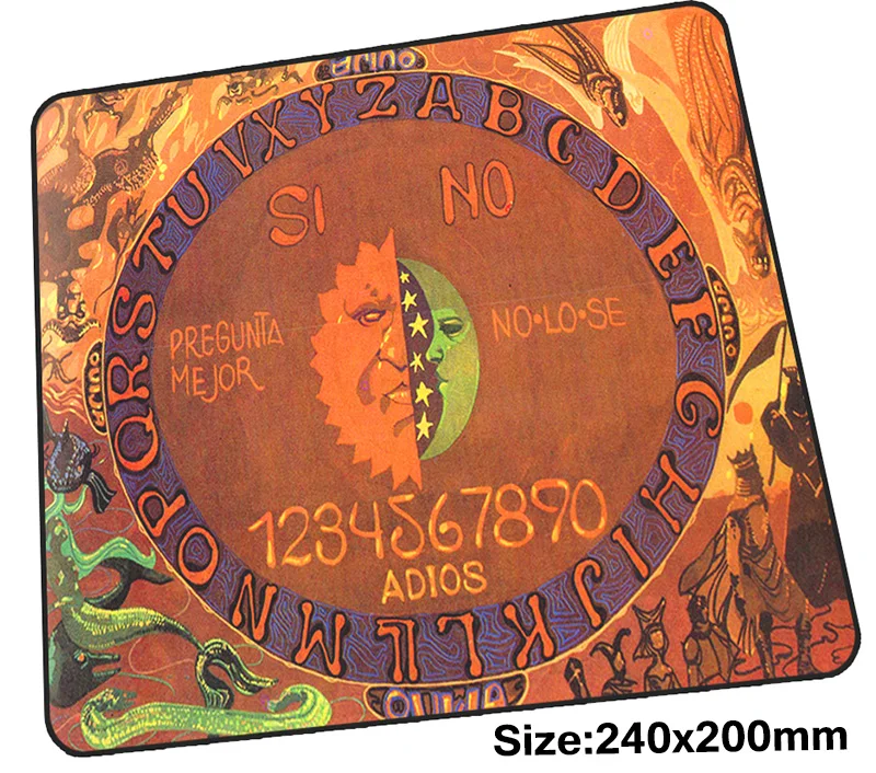 Size 240x200x3mm Ouija коврик для мыши, 240x200x3 мм, коврики для мыши, лучший игровой коврик для мыши, геймер, рождественские подарки, персонализированные коврики для мыши, красочный Коврик для ПК - Цвет: Size 240x200x3mm