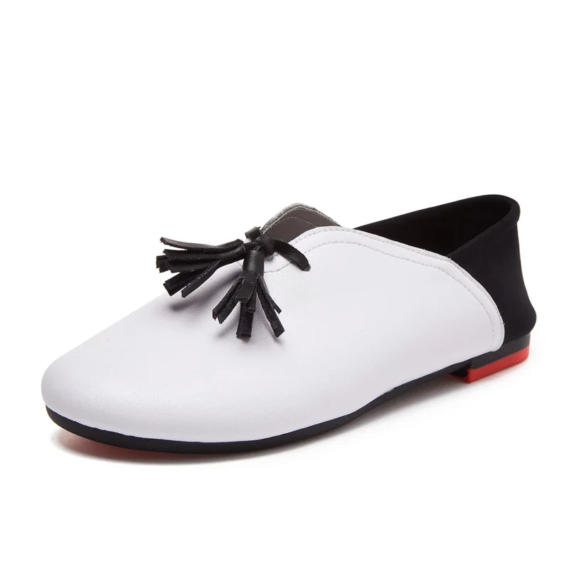 

AIYUQI 2020 autumn women flat shoes loafers genuine leather casual women's shoes big size 41 42 43 mixed colors shoes women