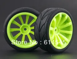 603-6081 4 шт. на дороге Racing Wheel Rim & шин плоским Run Шины для HSP HPI 1:10 автомобиль