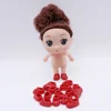 Cute Mini 10cm 1/6 Doll Nude Body 5 Jointed Moveable With Dolls Hair 3D Eyes DIY Toys Accessories Gift for Girl ► Photo 2/6