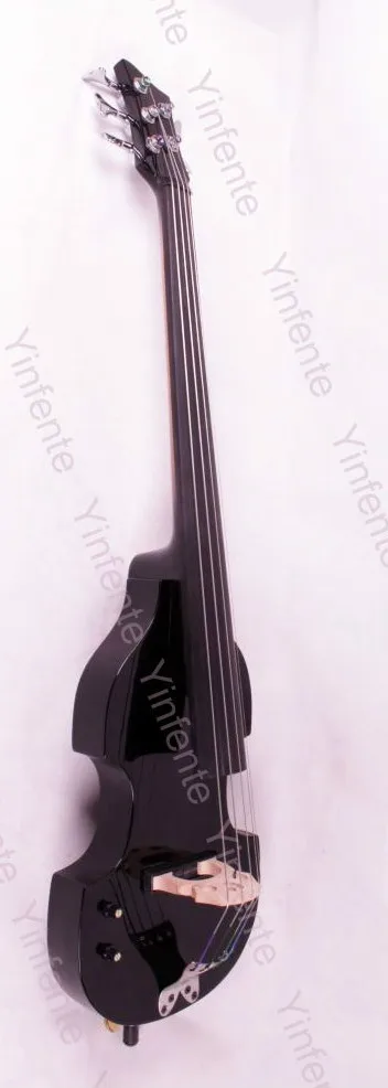 

4/4 Electric Cello Big Jack Powerful Sound Parted Agile 5 string Black