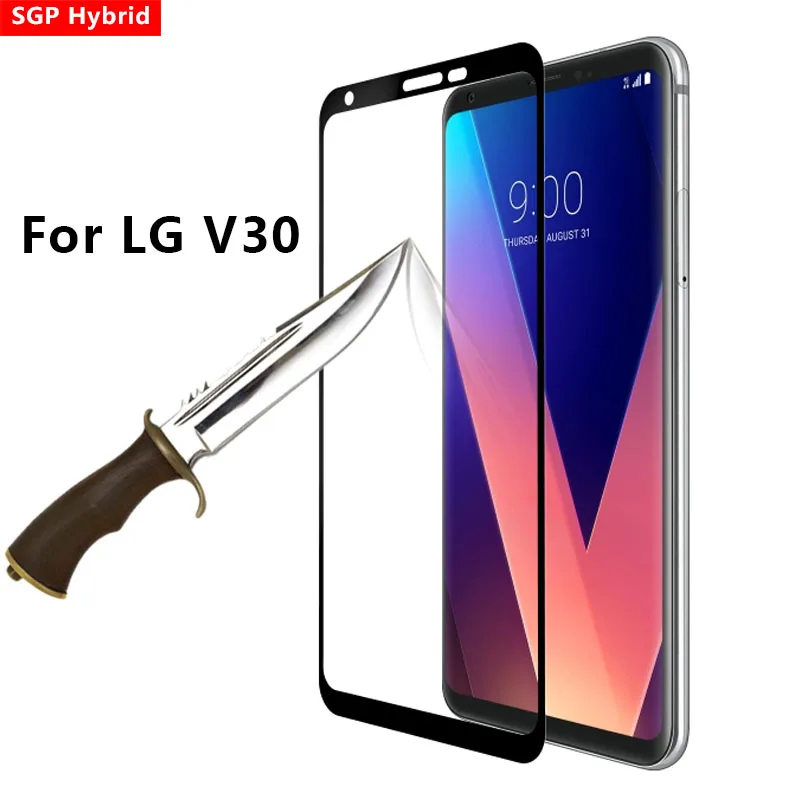 Закаленное Стекло для LG V30 Стекло Экран защитная пленка 9 H для LG V30 V 30 защитное стекло защитная плёнка полностью покрывающая защитный чехол премиум-класса