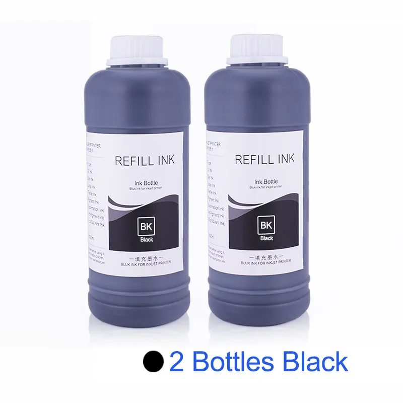 500 мл/бутылка пополнения чернил для hp Designjet 500ps 800 4000 5000 T620 T770 T790 T1110 T1300 T2530 Z2100 Z3200 Z5200 чернила для принтера - Цвет: 500ml BK - 2 Bottles