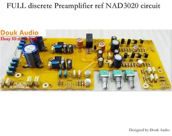 

Assembled FULL discrete Preamplifier Board ref NAD3020 circuit Upgraded version