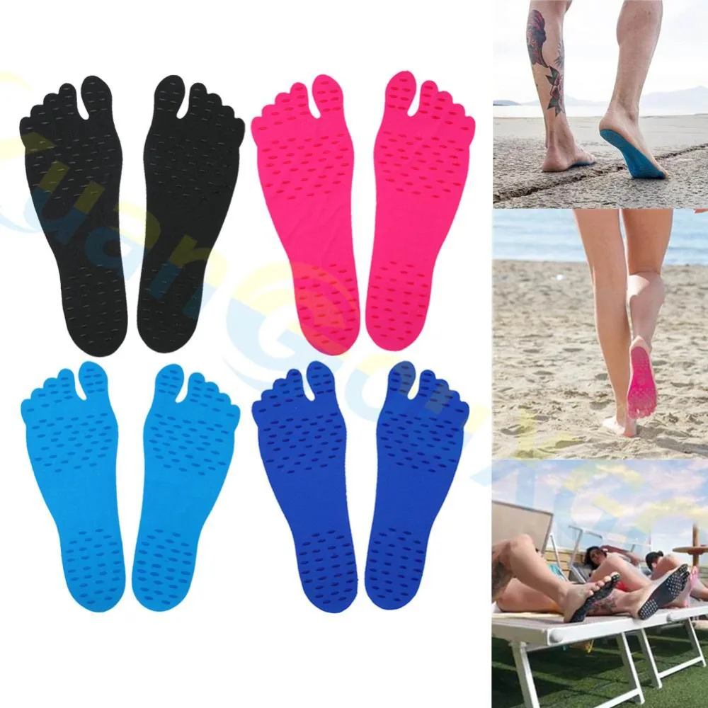 Силиконовые унисекс пляжные накладки для ног, стельки для мужчин, удобные водонепроницаемые невидимые Противоскользящие коврики для обуви, женские накладки для ног