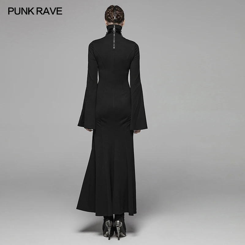 Панк рейв женское Ретро длинное платье в стиле стимпанк с маской готические вечерние платья для клуба Хэллоуина женские вечерние сексуальные платья
