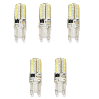 

5X G9 Led 3014 64SMD Capsule Bulb Light Bulb Lamps Replace Halogen 200-240V Main Colour:Cool White Wattage:G9 5W