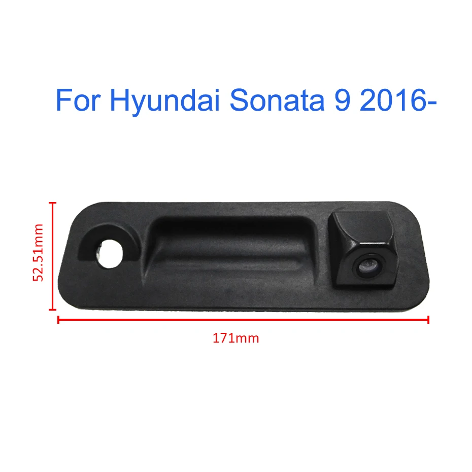 Новинка! Динамический CCD HD цветной автомобильный багажник ручка заднего вида камера для hyundai Sonata 9 Автомобильная резервная парковочная камера