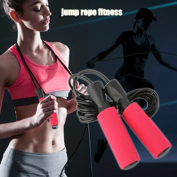 

2.5M Skipping Jump Speed Rope For Training Sports Workout Exercise Fitness Boxing Lose Weight Calorie Black 3 Color dropshipping