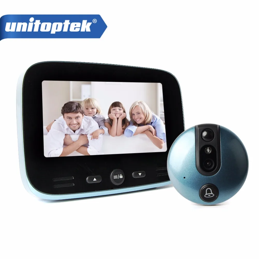 4 3 &quotHD 720 P дверной звонок ЖК цветной экран Видео телефон цифровой просмотр умный