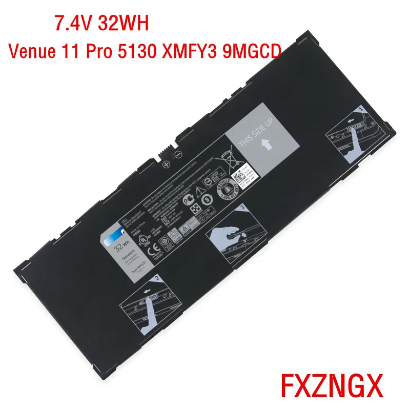 32Wh Новый 9MGCD Аккумулятор для ноутбука Dell Venue Pro 11 5130 XMFY3 312 1453 VYP88 tablet 7 4 V