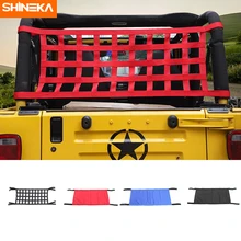 SHINEKA красный гамак на крышу для Jeep Wrangler YJ TJ JK JKU 1987- 4 двери 2 двери водонепроницаемый автомобильный гамак для кровати авто товары