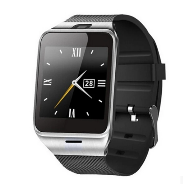  2016 Real Top Fashion On Wrist Waterproof Aplus Gv18 Smart Watch Phone Gsm Nfc Camera Wrist Sim Card Smartwatch For Samsung 