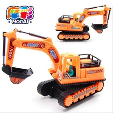 mocai 2017 Kids toys with a belt engineering Model car Plastic random sent for children boys brinquedos Truck Assembly JHTY139