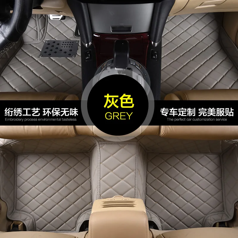 Best Ottomans surrounded wholy special car mats for X1X3X4X5X6 3 series 320li5 525Li 520Li waterproof carpet no odor rugs non slip