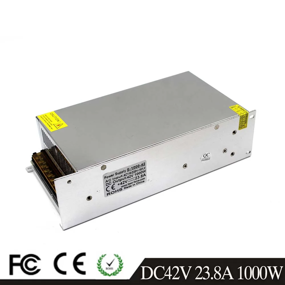 

Switching Power Supply DC 42V 23.8A 1000W Switch Driver Transformer 220V 110V AC DC42V SMPS For Industrial equipment machine CNC