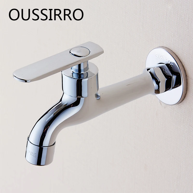 G1 2 Wall Shelf Brass Basin Faucet Cold Water Single Hole Single Handle Sink Bathroom Mixer