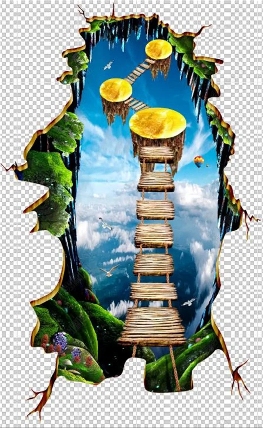 Custom Any Size 3D Mural Wallpaper Large Hand Drawn Outdoor Thrilling Gold Avenue 3D Indoor Floor Decorating Mural Wallpaper