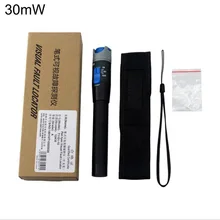 Лазерный 30 мВт Визуальный дефектоскоп, волоконно-оптический кабель тестер 10-30 км Диапазон