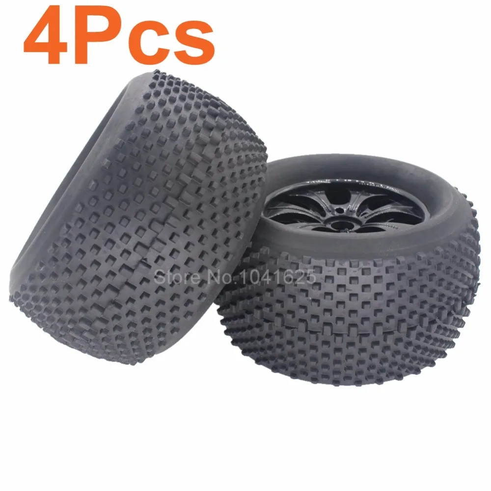 4pcs 140mm 2.8 inch RC Wheel 1/8 Monster Truck Tires 17mm Hex Hub For