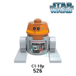 1 шт. здания Конструкторы Игрушечные лошадки r2d2 BB8 c1-10p Star Wars Фигурки умный робот rsd8 c110p rsj2 классические Кирпичи Модель Игрушечные лошадки XH 526